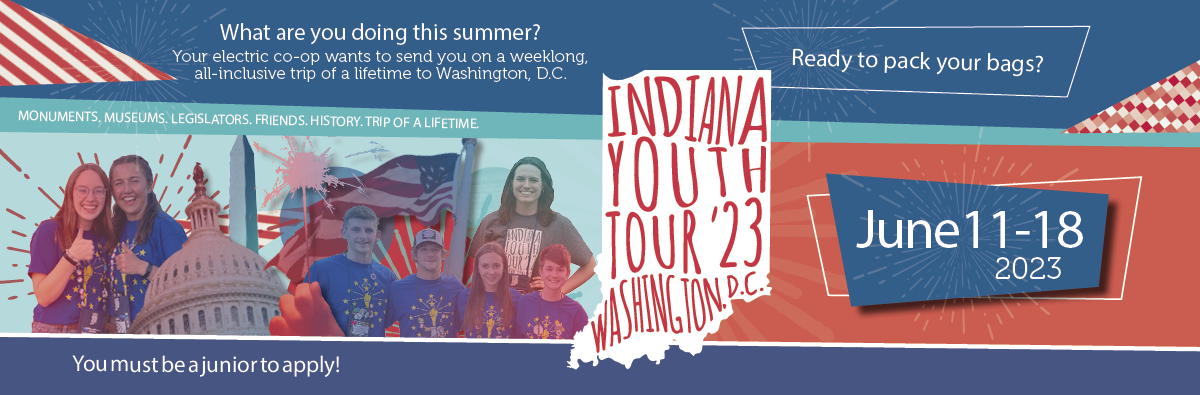 Youth Tour to Washington DC Web Banner Advertisement